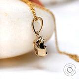 7*6 MM DEF Old Mine Cut Moissanite Pendant Georgian Era Bezel Pendant, Claw Prong Cushion Cut Pendant, Minimalist Statement Pendant