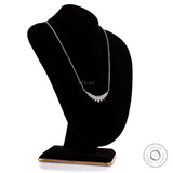 Contemporary Modern Style Flying Pendant Necklace, Marquise Design Lab Grown Diamond Necklace, 10K/14K/18K Gold Feather Chain Necklace