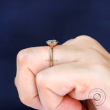 Chunky Heart Gold Ring - A Bold Statement of Affection, Elegant Heart Promise Ring - Symbol of True Love and Commitment, Gift For Her