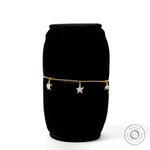 Alternate front view yellow gold ocean charm bolo bracelet