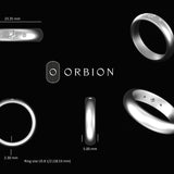 5 MM Comfort Fit 14K White Gold Asscher Cut Round DEF Moissanite Wedding Band For Women, Anniversary Band, Eternity Ring, Stacking Band