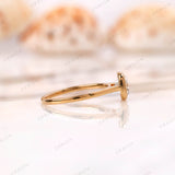 1 CT Brilliant Cut Cushion Lab Grown Diamond Engagement Ring, IGI Certified, Solitaire Ring Gold, Bezel Set Ring, 1 Carat Lab Diamond Ring