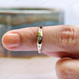 Round Starburst Lab Diamond Band, 14K Gold Wedding Band For Her, Signet Diamond Ring, North Star Celestial Ring, Dainty Diamond Band