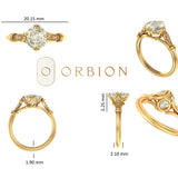 Gorgeous Elongated Cushion Moissanite Engagement Ring - Art Deco Solid Gold Beauty, Vintage Old Mine Cut Moissanite Ring