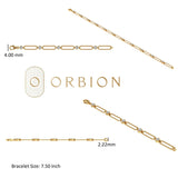 Brilliant Cut Round Lab Diamond Bracelet, Unique 14k Solid Yellow Gold Delicate Bracelet, Minimalist Style Women Bracelet