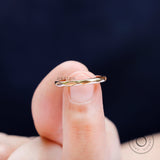 14K Solid Gold Hammered Glossy Wedding Band, Handmade Wedding Ring, Hammered Design, Handcrafted Wedding Band, Hammered Ring, Real Gold