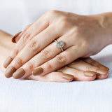 1.0 CT Pear Shaped Lab Grown Diamond Halo Engagement Ring, Unique 14K Solid Gold Vintage Style Ring, Antique Pear Diamond Ring