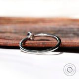 Minimalist Oval Engagement Ring, Milgrain Bezel Ring, Dainty Oval Ring White Gold, Stacking Ring Woman, Thin Ring Gold, Minimalist Jewelry