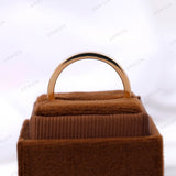 4 MM Wide Plain Gold Band, Flat Gold Band Ring, Simple Band Ring Women, Comfort Fit Wedding Band, Yellow Gold Band, Gold Band For Men