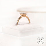 Chunky Heart Gold Ring - A Bold Statement of Affection, Elegant Heart Promise Ring - Symbol of True Love and Commitment, Gift For Her