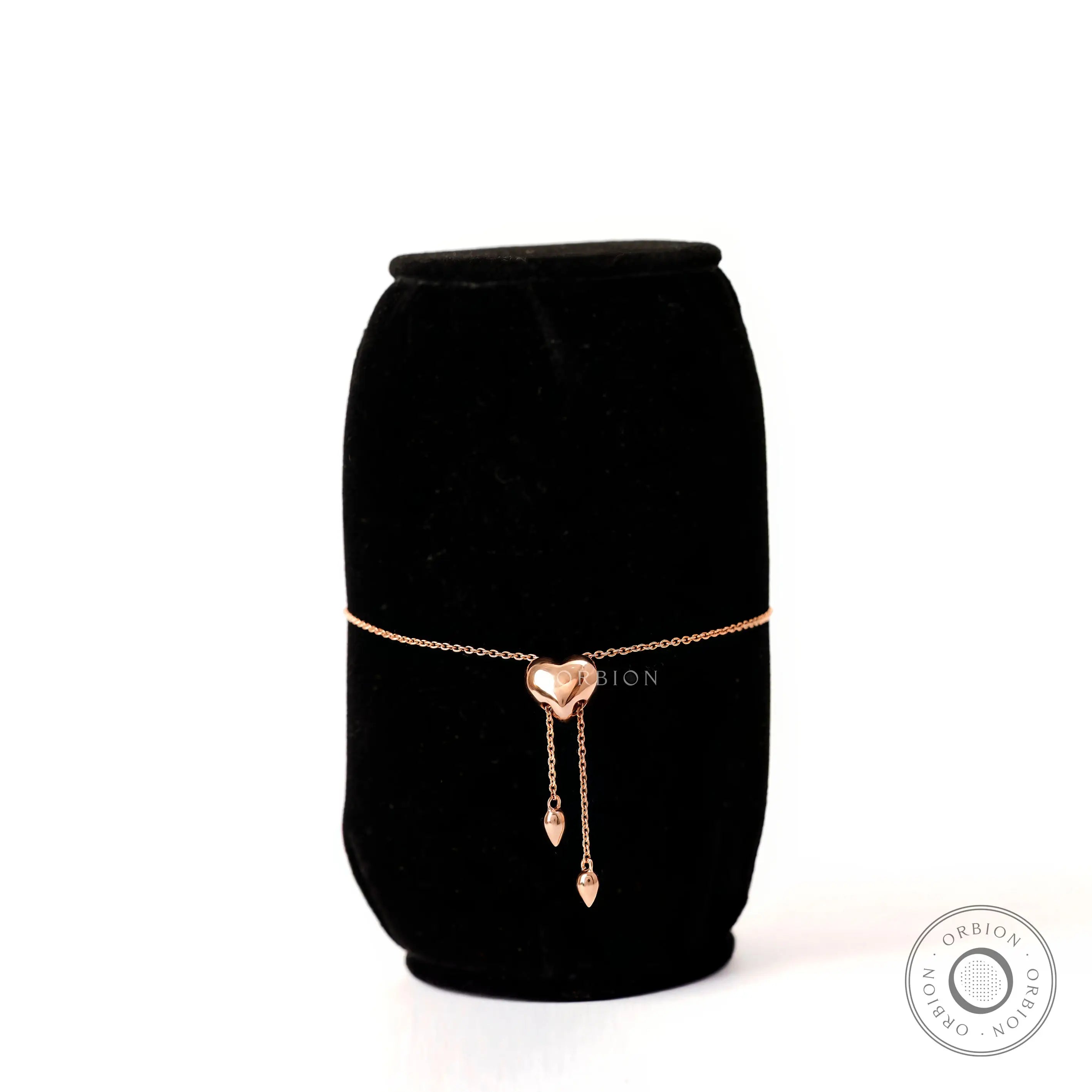 Back slider view adjustable diamond link bolo bracelet