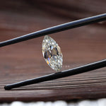 Facets of 1.26 ct marquise loose moissanite stone