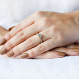 Sparkling Lab Grown Diamond Stacking Ring Set, Perfect for Lovebirds, Stackable Design for Your Special Day, Dazzle Your Partner with Style