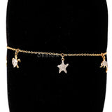 Ocean Charm Bracelet, Marine Life Charm, Sea Charm Bracelet, Starfish Turtle Octopus Charm Bracelet, Bolo Bracelet, Diamond Gold Bracelet