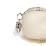 Elevate Your Style: 8 MM Round Moissanite Pendant, Exquisite Georgian Jewelry Piece 8 Claw Prong Pendant, Single Stone Pendant in Solid Gold