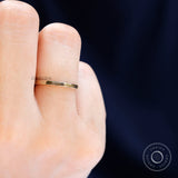 14k Solid Yellow Gold Flat Wedding Band • POLISHED • COMFORT FIT • Classic Wedding Rings for Men and Women • Plain Simple Wedding Band Ring