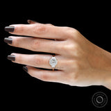 Exquisite Three Stone Emerald Ring - Classic Cathedral Set Design with a Modern Twist, Handmade with Love and Precision, Gift For Mom