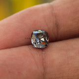 1.7 CT Elongated Cushion Grey Loose Moissanite Stone
