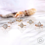 Round Lab Grown Diamond Halo Engagement Ring in 14K Yellow Gold