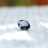 Detailed close-up of 2 CT Round Moissanite stone
