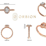 Custom Order for Megean | 13.5 X 10 MM Emerald Cut Moissanite, 10K Yellow Gold Twin Shank E Ring