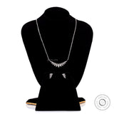 Contemporary Modern Style Flying Pendant Necklace, Marquise Design Lab Grown Diamond Necklace, 10K/14K/18K Gold Feather Chain Necklace