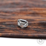 Bottom view of brilliant cut cushion loose diamond
