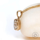 2 CT Old Mine Cushion Moissanite Pendant Unique Antique Style Matte Finish Pendant Georgian Jewelry Vintage Pendant For Chain/Necklaces