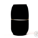 Dainty Lab Grown Diamond Bolo Bracelet For Women, Solid Gold Chain Bracelet, Adjustable Graduating Diamond Bracelet, Gift For Her