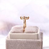 Marquise Diamond Engagement Ring, Marquise Lab Diamond Ring, Marquise Cluster Ring, Multi Stone Ring, Cluster Diamond Ring, 14k Gold Ring