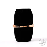 Round Lab Grown Diamond Crossover Bangle Bracelet For Women, 10k/14k/18k Solid Gold Bracelet, Rose Gold Diamond Bracelet, Anniversary Gift