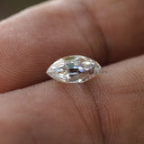 Marquise shape moissanite showcasing brilliance and clarity
