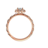 Custom Order for Megean | 13.5 X 10 MM Emerald Cut Moissanite, 10K Yellow Gold Twin Shank E Ring