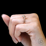 Octavia Asscher Cut Vintage Style Moissanite Ring, Antique Bezel Set Art Deco Engagement Ring, Rose Gold Milgrain Ring For Women