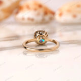 Unique Cushion Cut 7.5 MM Moissanite Ring - Perfect Promise Ring for Her, Classic Vintage Style Statement Piece, Gift For Her