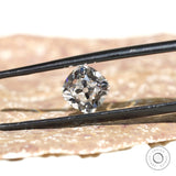 2 ct Colorless lab grown diamond cushion with classic old mine cut