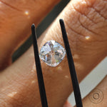 2 ct Cushion shape lab diamond old mine cut clear loose gem