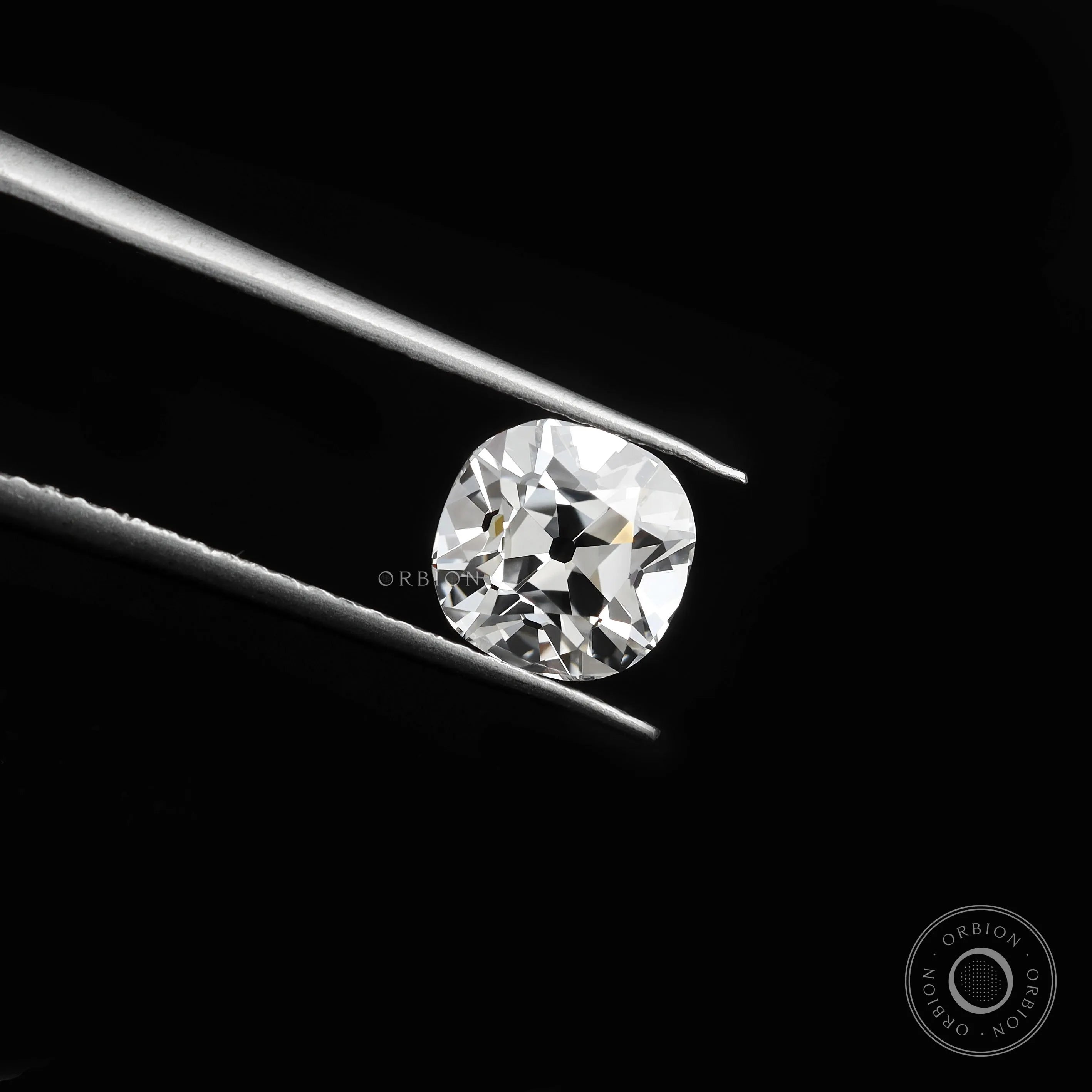 1.25 ct Cushion lab diamond loose stone with classic antique cut