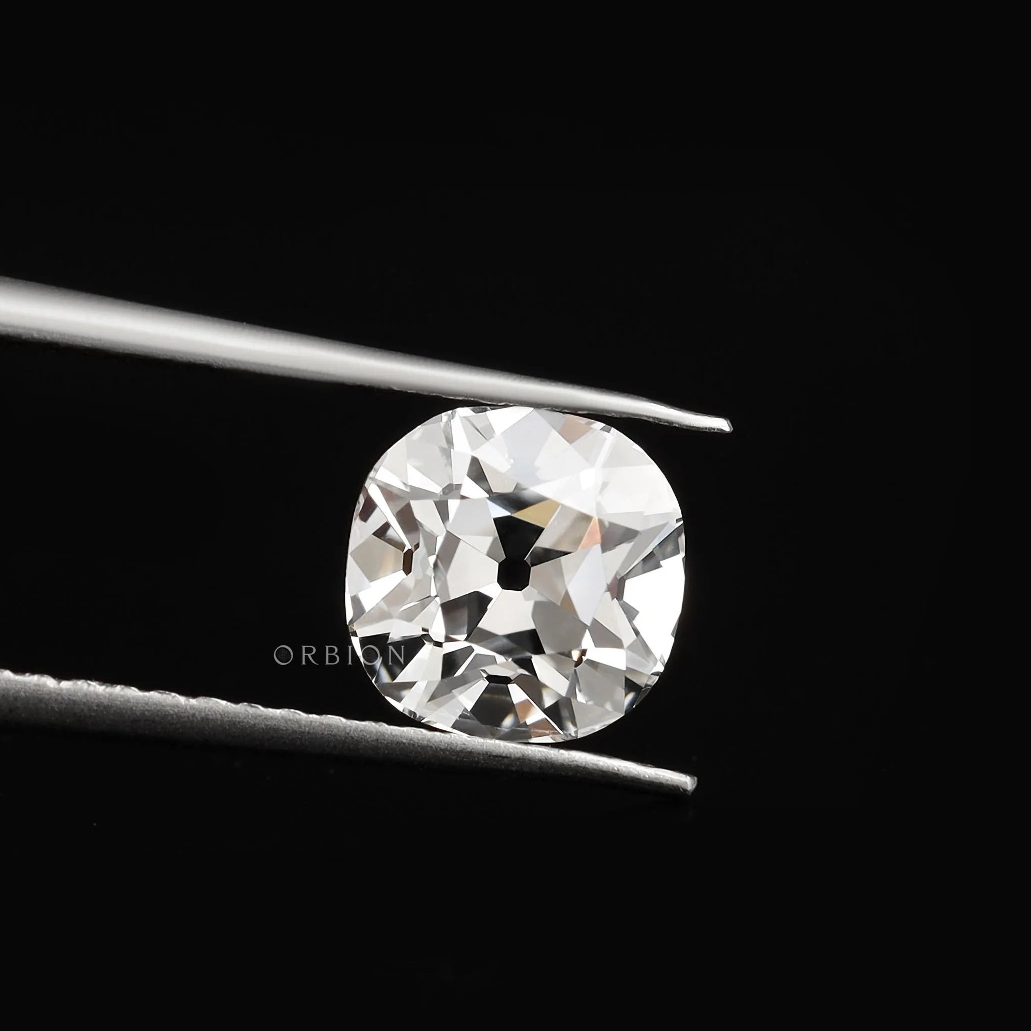 Antique style cushion lab grown diamond 1.25 ct loose gemstone