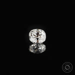 Cushion shape lab diamond 1.25 ct with vintage antique faceting