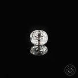 Cushion shape lab diamond 1.25 ct with vintage antique faceting