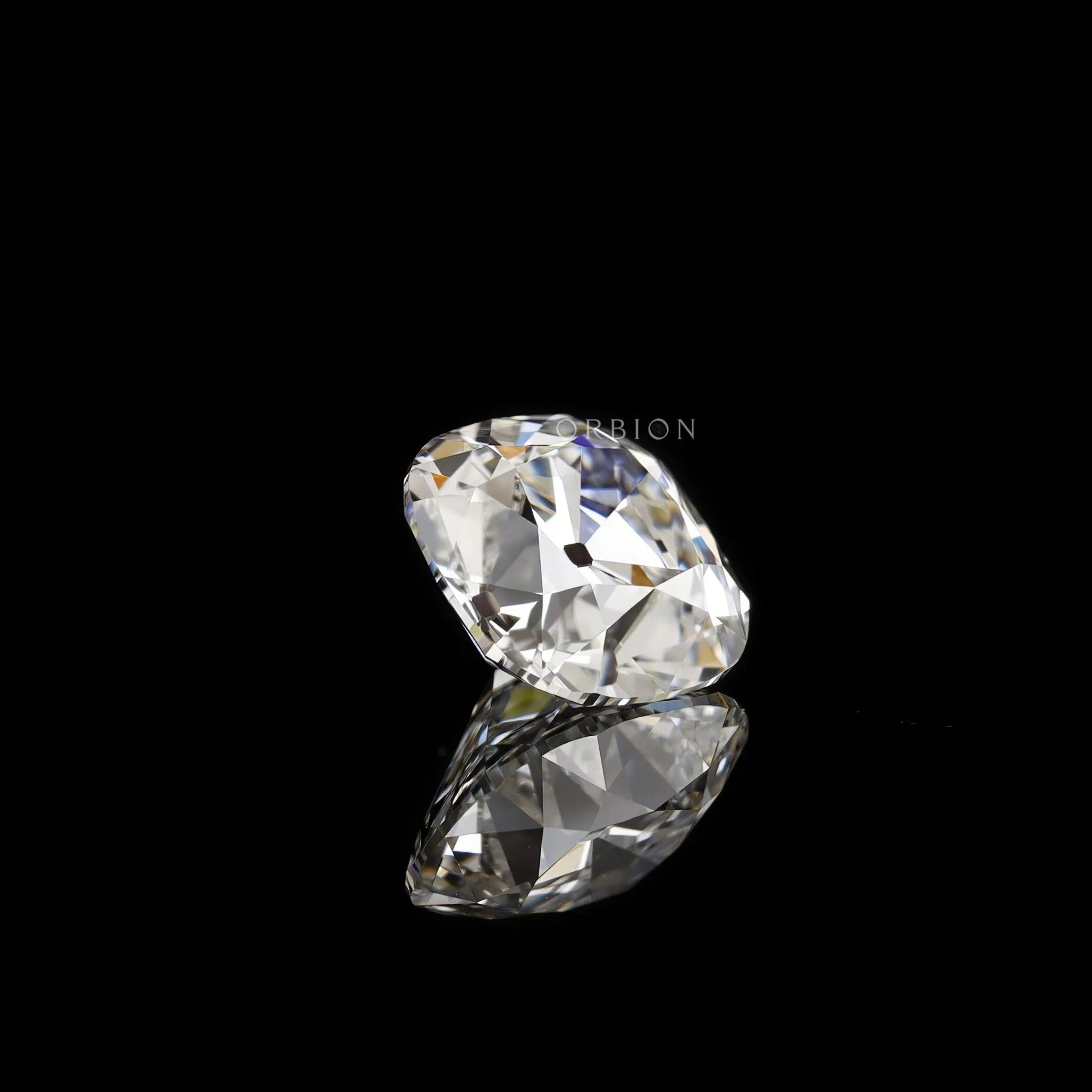 3 ct Antique style cushion lab grown diamond loose colorless gem