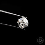 Classic 3 ct cushion lab diamond with antique cut and colorless clarity
