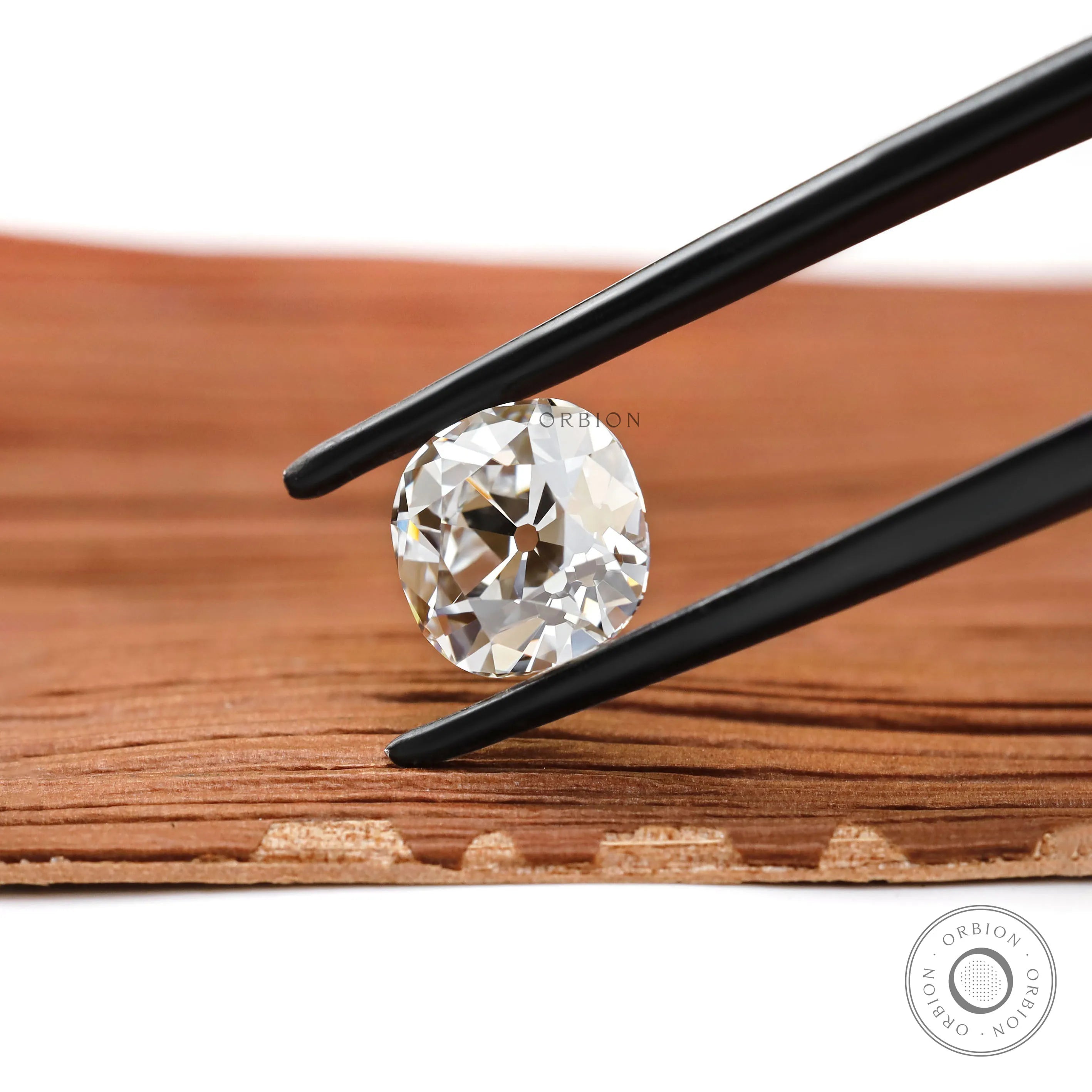 2 ct Lab created cushion diamond old mine cut loose ethical stone