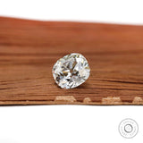 2 ct Antique style cushion lab grown diamond loose eco friendly gem