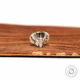 2.70 ct Loose lab diamond cushion shape with antique faceting