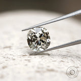 Elegant antique old mine cushion lab diamond 2.70 ct gemstone