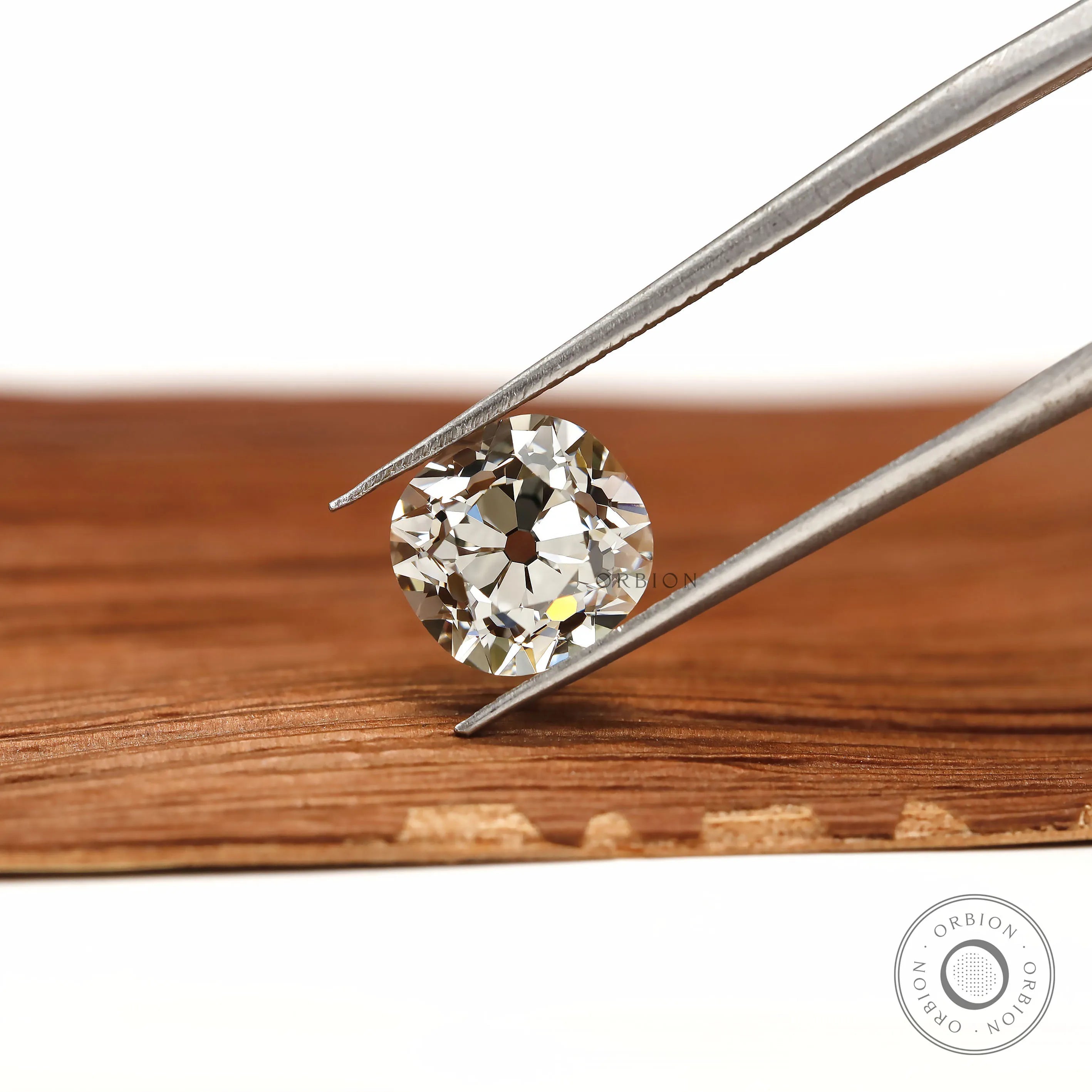 2.70 ct Cushion cut lab grown diamond loose antique old mine cut stone