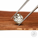 2.70 ct Antique cushion lab diamond with old mine brilliance