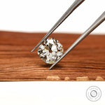 Antique old mine cut cushion lab grown diamond 2.70 ct loose gemstone